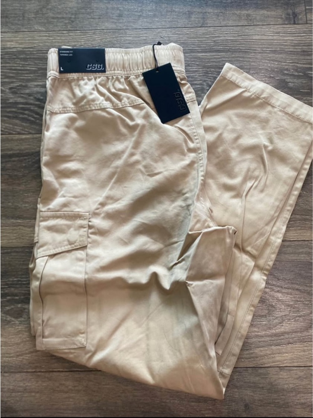 Men's Cargo Pants in Light Khaki - GSB